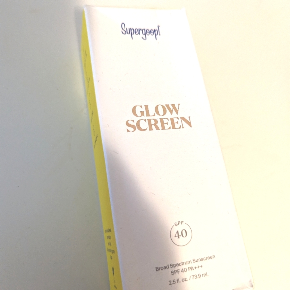 BNIB Supergoop Glow Screen JUMBO (2.5 oz)